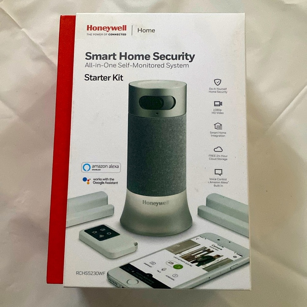 Honeywell Smart Home Security All-In-One Self Monitored System Starter Kit New❤️